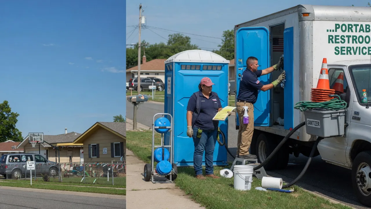 Portable Toilet Rental in Chesterfield, IL near me